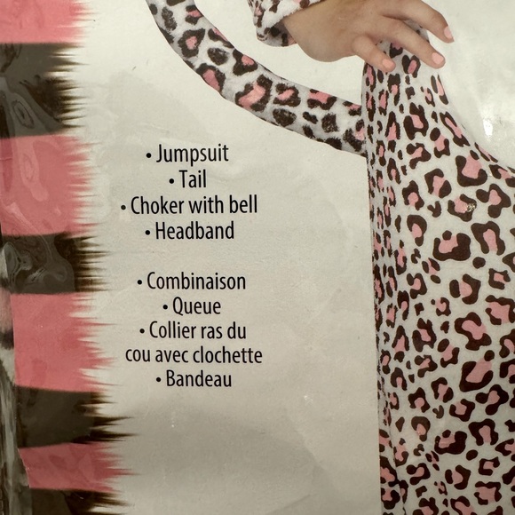 Fun World Rose Gold Leopard Halloween Costume- size Kids Small 4-6 - Picture 3 of 5